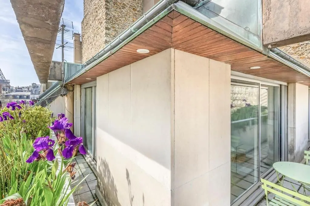 Duplex Familial Paris Tour Eiffel Apartment